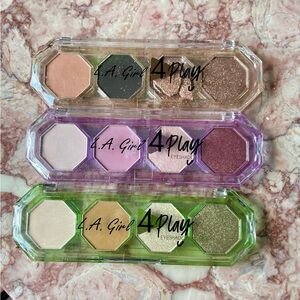 4 Play Eyeshadow Palette Set   Pink/Plums, Nudes, Glam Neutrals New, unused. Lot